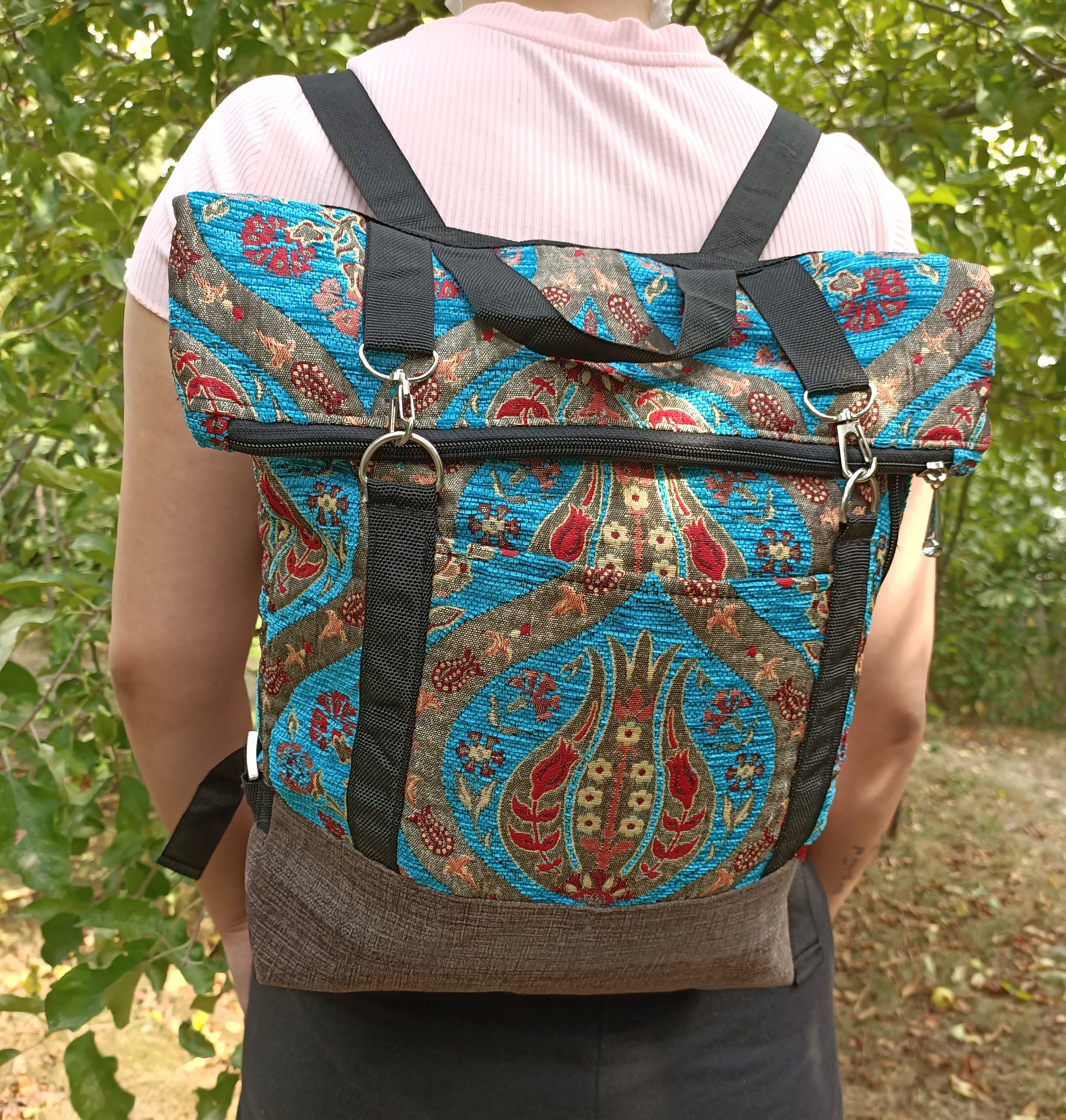 bohemian backpack