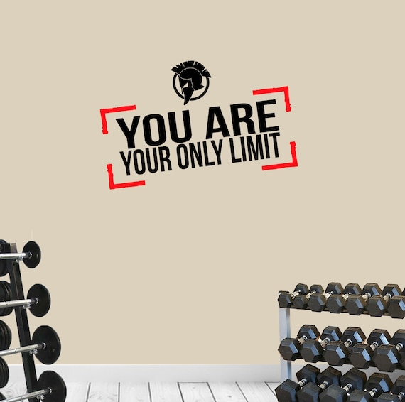 Vinyl Sticker//Decal for Car Window Fitness Motivation Your Only Limit Is You