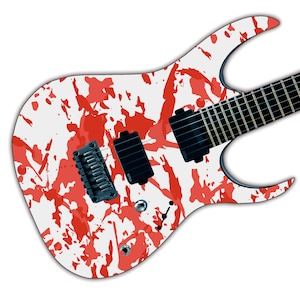 Adesivi in vinile per chitarra/basso Camo Selection. GS194-197