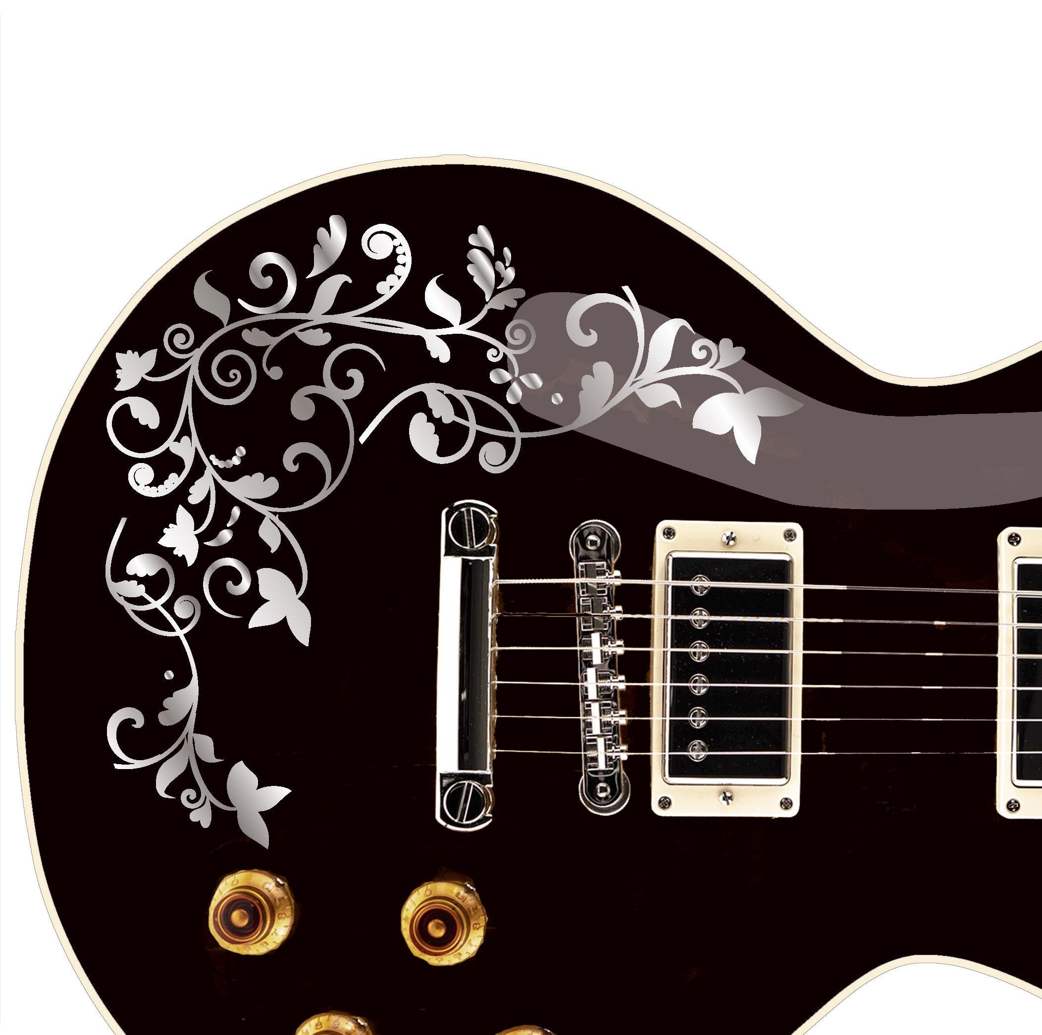 Custom Guitar Sticker Vine of Life Decal Guitars, Basses & Musical ...