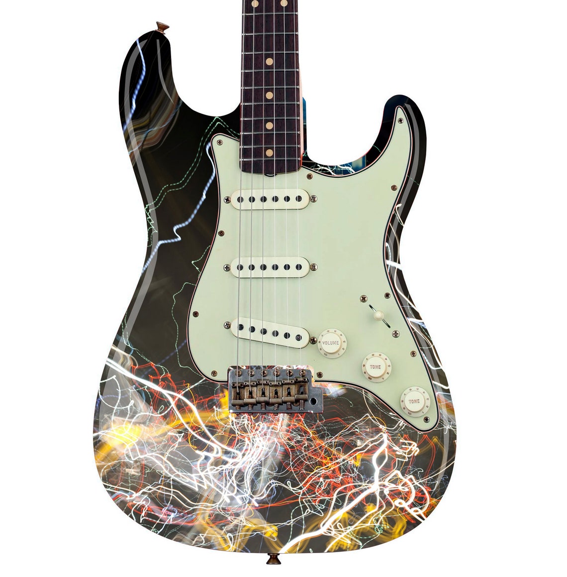 Guitar Skin Wrap Laminated Vinyl Sticker Decal for Any Guitar Etsy