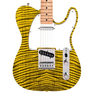 Guitar Skin Wrap Laminated Vinyl Decal Sticker The Wasp Flamed Maple GS47