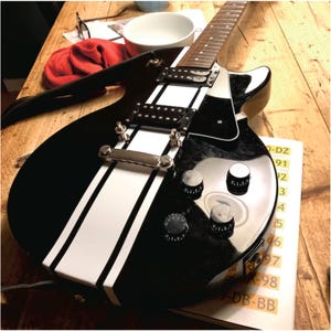 Wide Custom Racing Stripe Decal Stickers for Guitars & Basses 8 Colour Options