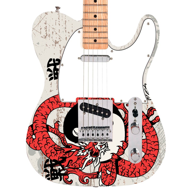 Guitar Bass or Acoustic Skin Wrap Laminated Vinyl Decal Etsy