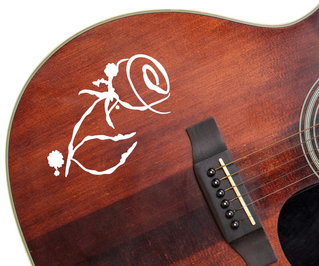 The Roses Custom Guitar Sticker Decals for Guitars, Basses & Musical ...