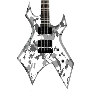 The Camo Selection Guitar/Bass Vinyl Skin Wrap Decal Sticker Skins. GS190-193