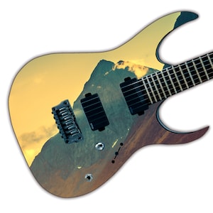 Guitar,Bass,Acoustic Skin Wrap Laminated Vinyl Decal Sticker The Vista GS15