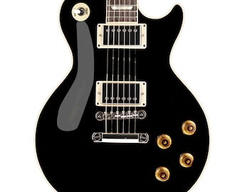 Guitar Skin Wrap High Grade Vinyl Decal Sticker Choice of Gloss Black