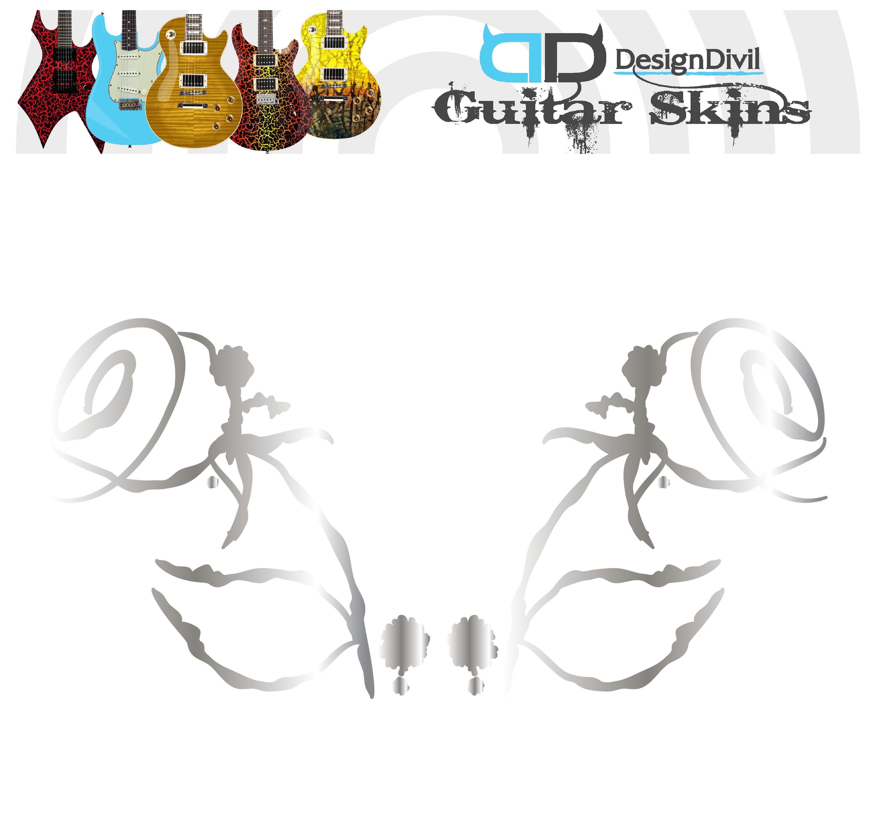 The Roses Custom Guitar Sticker Decals for Guitars, Basses & Musical ...