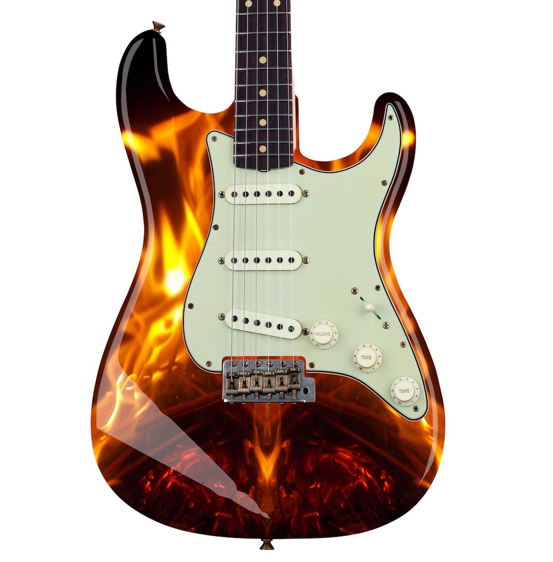 Guitar, Bass or Acoustic Skin Wrap Laminated Vinyl Decal Sticker the