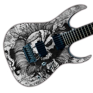 Adesivo in vinile laminato per chitarra, basso o acustica Battles End GS93