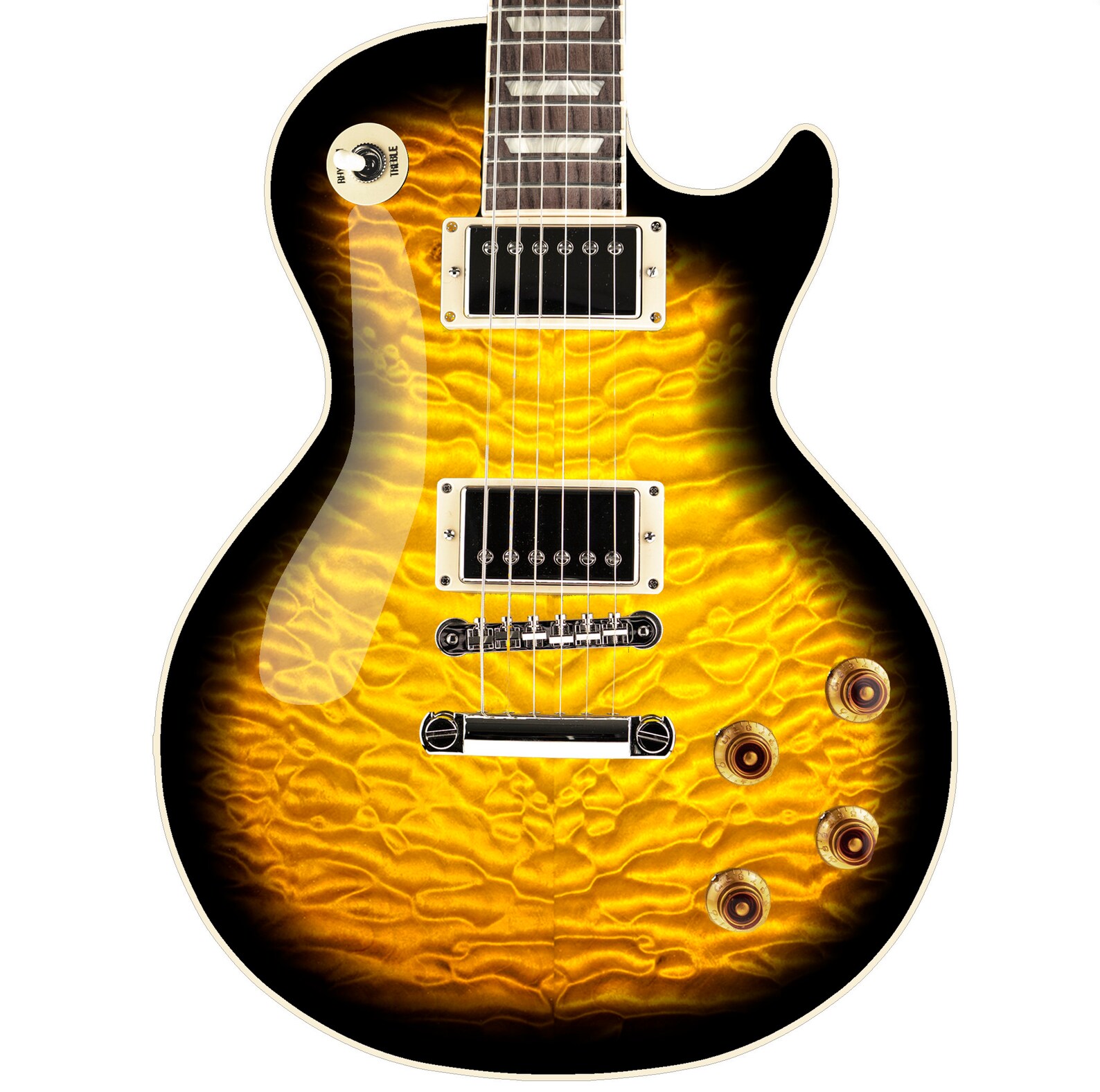 LP Type Guitar Skin Vinyl Wrap Decal Sticker Quilted Maple Etsy
