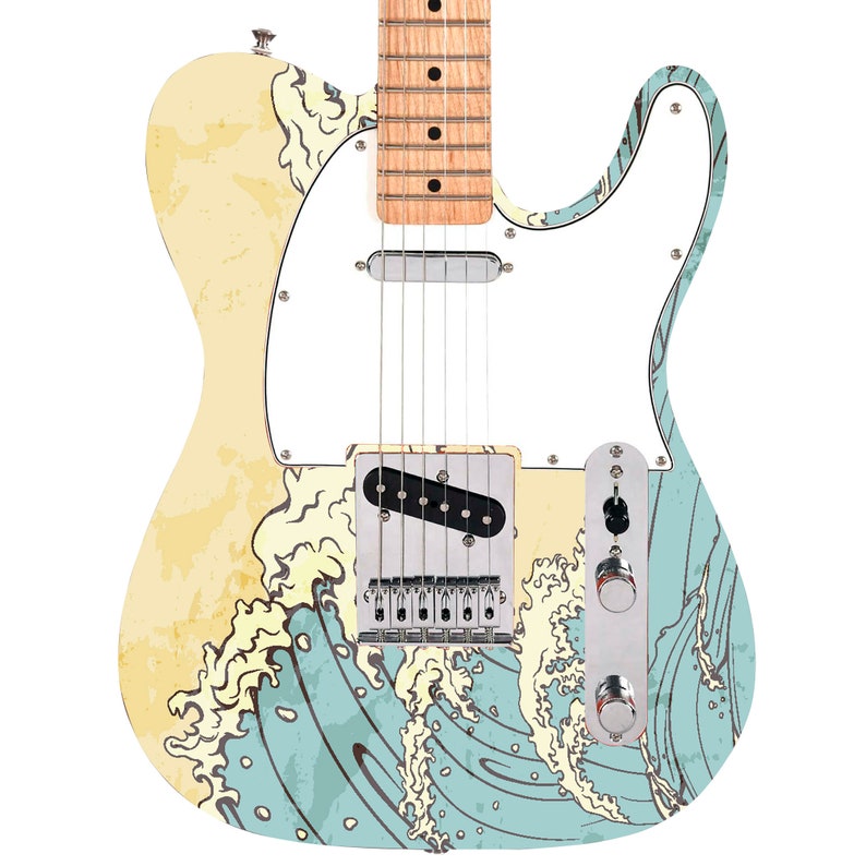 Guitar Bass or Acoustic Skin Wrap Laminated Vinyl Decal Etsy