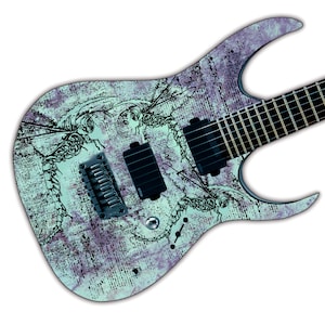 Naklejka winylowa laminowana na gitarę, bas lub akustykę Hornet GS90