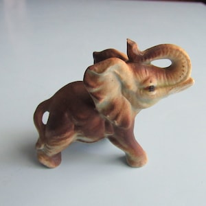 Vintage Porcelain Elephant Figurine Free Shipping