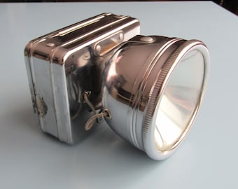 Vintage Chrome Bicycle Headlight Hong Kong Free Shipping