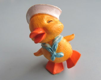 Vintage Hallmark Merry Miniature Sailor Duck Figure 1986 Free Shipping