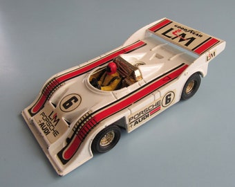 Vintage Corgi Porsche Audi 1:36 Race Car 1973 Free Shipping