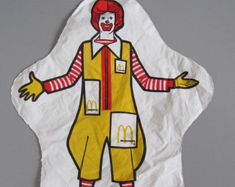 Details about   Vintage 1976 Ronald McDonald Collectible Plastic Hand Puppet Promotional Item 