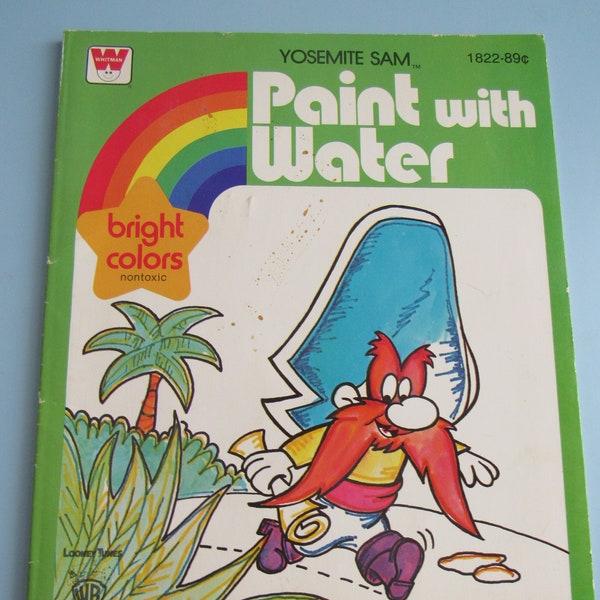 Vintage Yosemite Sam Paint with Water Golden 1980 Free Shipping