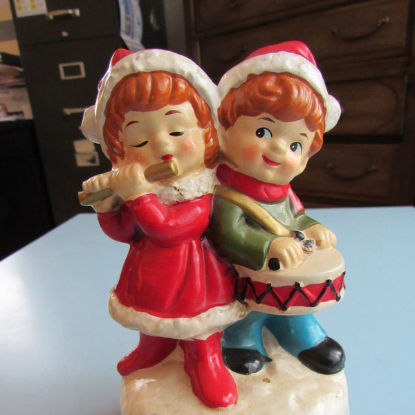 Vintage Musical Christmas Decoration Berman & Anderson Music Box Free Shipping