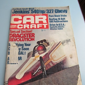 Car Craft Magazine May 1972 Free Shipping