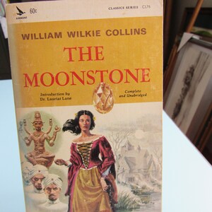 The Moonstone by William Wilkie Collins 1965 Free Shipping