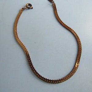 Vintage Gold Tone Bracelet Free Shipping