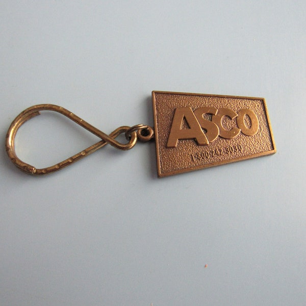 Vintage Asco Keychain Free Shipping