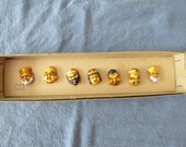 Set of 7 Vintage Toshikane Buttons Free Shipping
