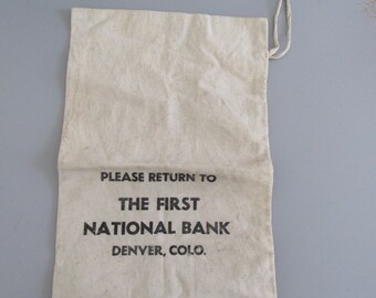 Vintage Bank Bag Etsy