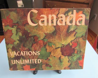Canada Vacations Unlimited 1959 Free Shipping