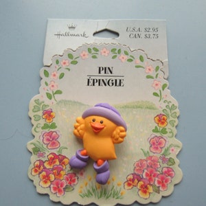 Vintage Hallmark Spring Chick Pin Free Shipping