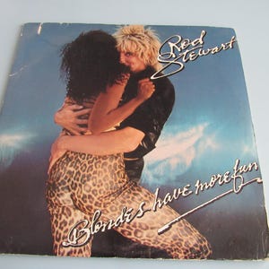 Rod Stewart Blondes Have More Fun Vinyl Record 1978 Free Shipping