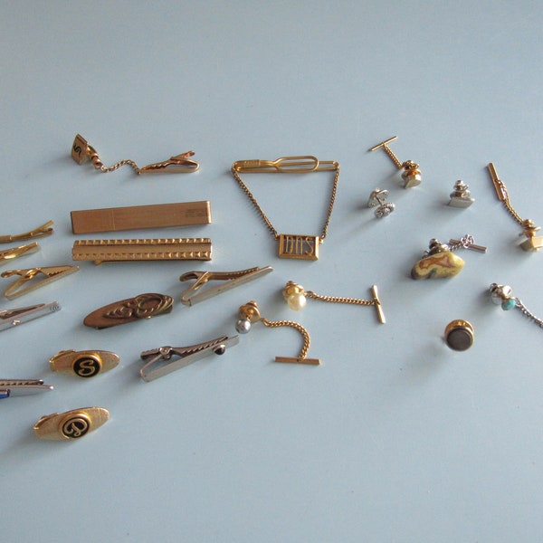 how to wear a vintage tie pin