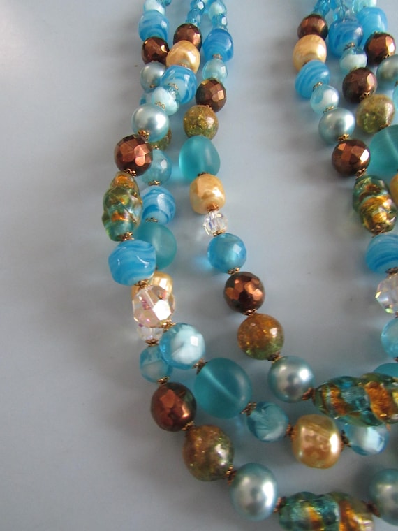 Vintage Unusual Deltah Simulated Pearl Jewelry Se… - image 3