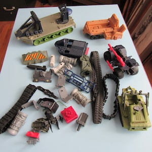 Lot of Vintage GI Joe Vehicle Parts Etc 1980s Free Shipping