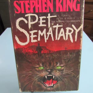 Pet Sematary by Stephen King 1983 Free Shipping