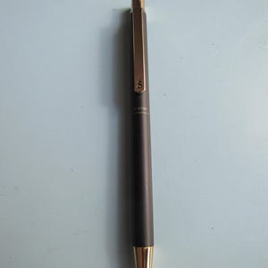 Vintage Sheaffer Ball Point Pen Black Gold Free Shipping