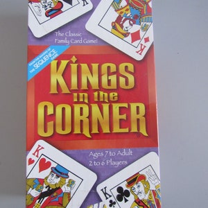 NOS Kings in the Corner Family Card Game Vintage Family Game 