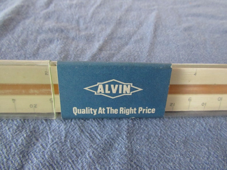 Vintage Post 1331C Wooden Triangular Ruler Drafting Architect Free Shipping