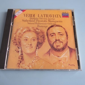 Verdi: La Traviata Highlights CD 1981 Pavarotti Free Shipping