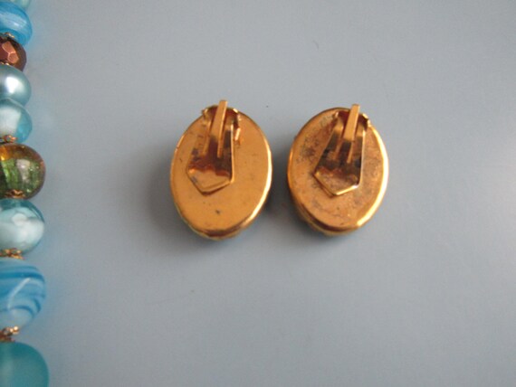 Vintage Unusual Deltah Simulated Pearl Jewelry Se… - image 5