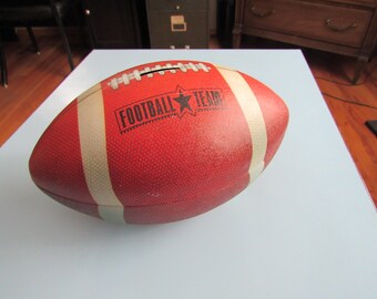 Vintage Tin Lithograph Football Bank Free Shipping