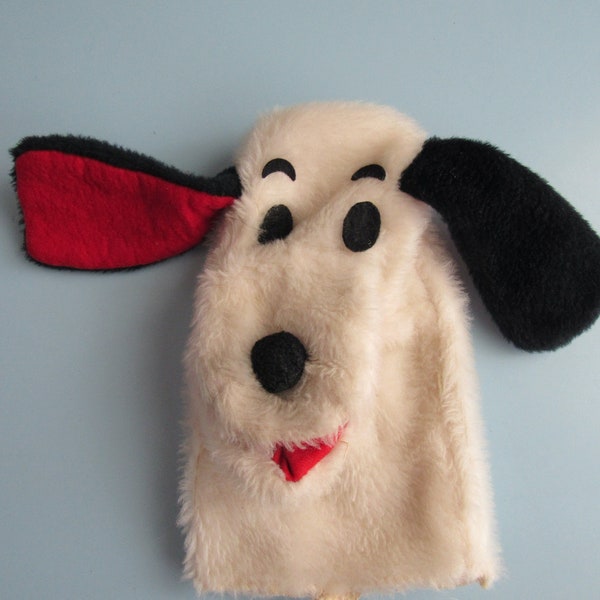 Vintage Dog Hand Puppet Maybe Snoopy(?) Free Shipping