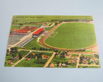 Vintage Ak-Sar-Ben Field Racetrack Postcard Omaha Nebraska Post Card Unused Free Shipping