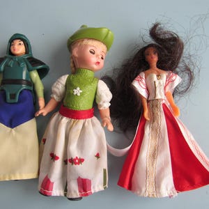 Lot of 3 Vintage Happy Meal Toys 1990s Mulan Free Shipping