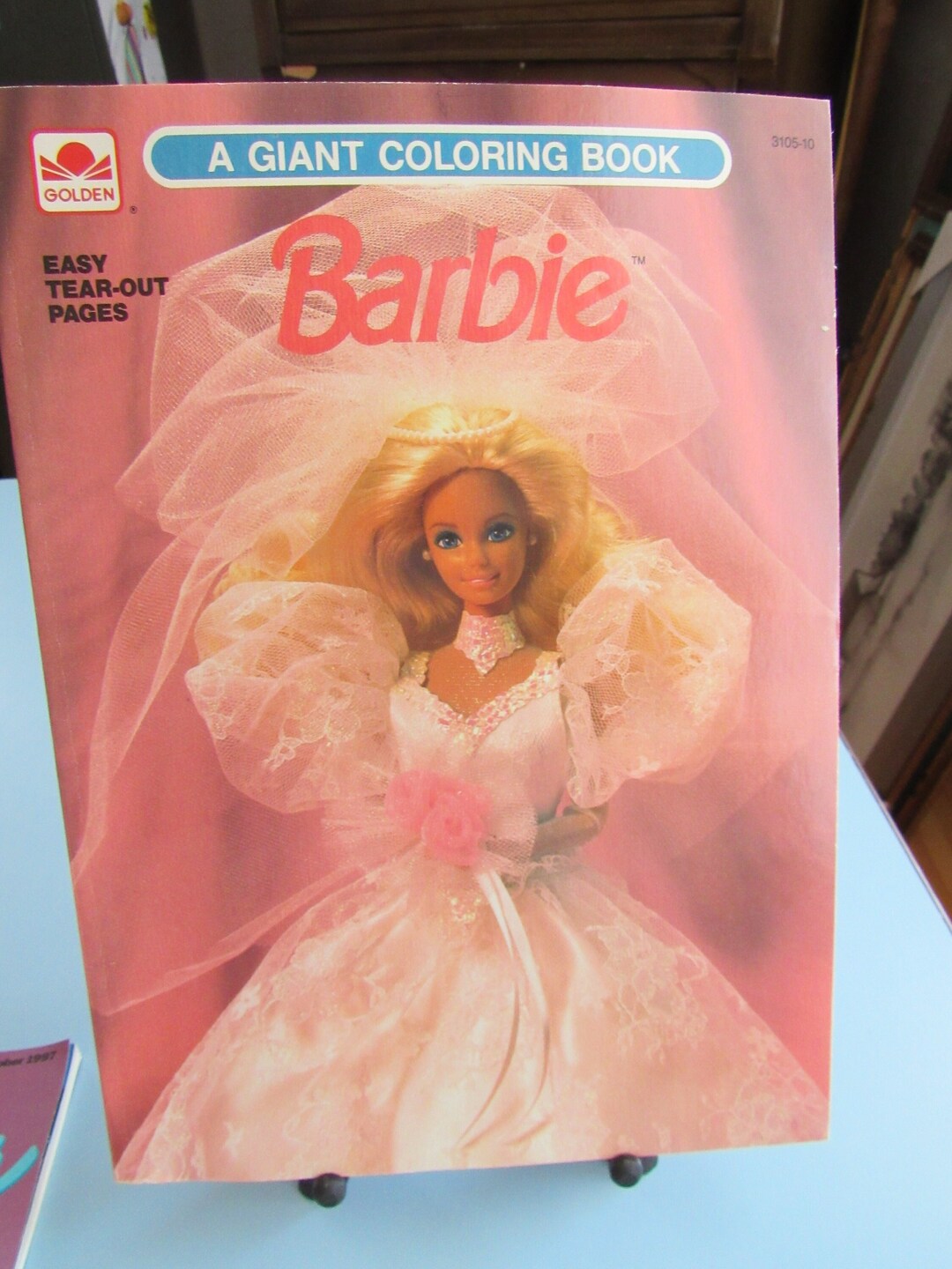 Vintage Barbie Coloring Book Golden 1990 Free Shipping - Etsy
