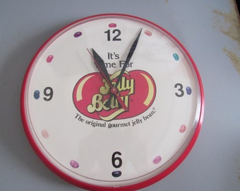 Vintage Jelly Belly Wall Clock Free Shipping