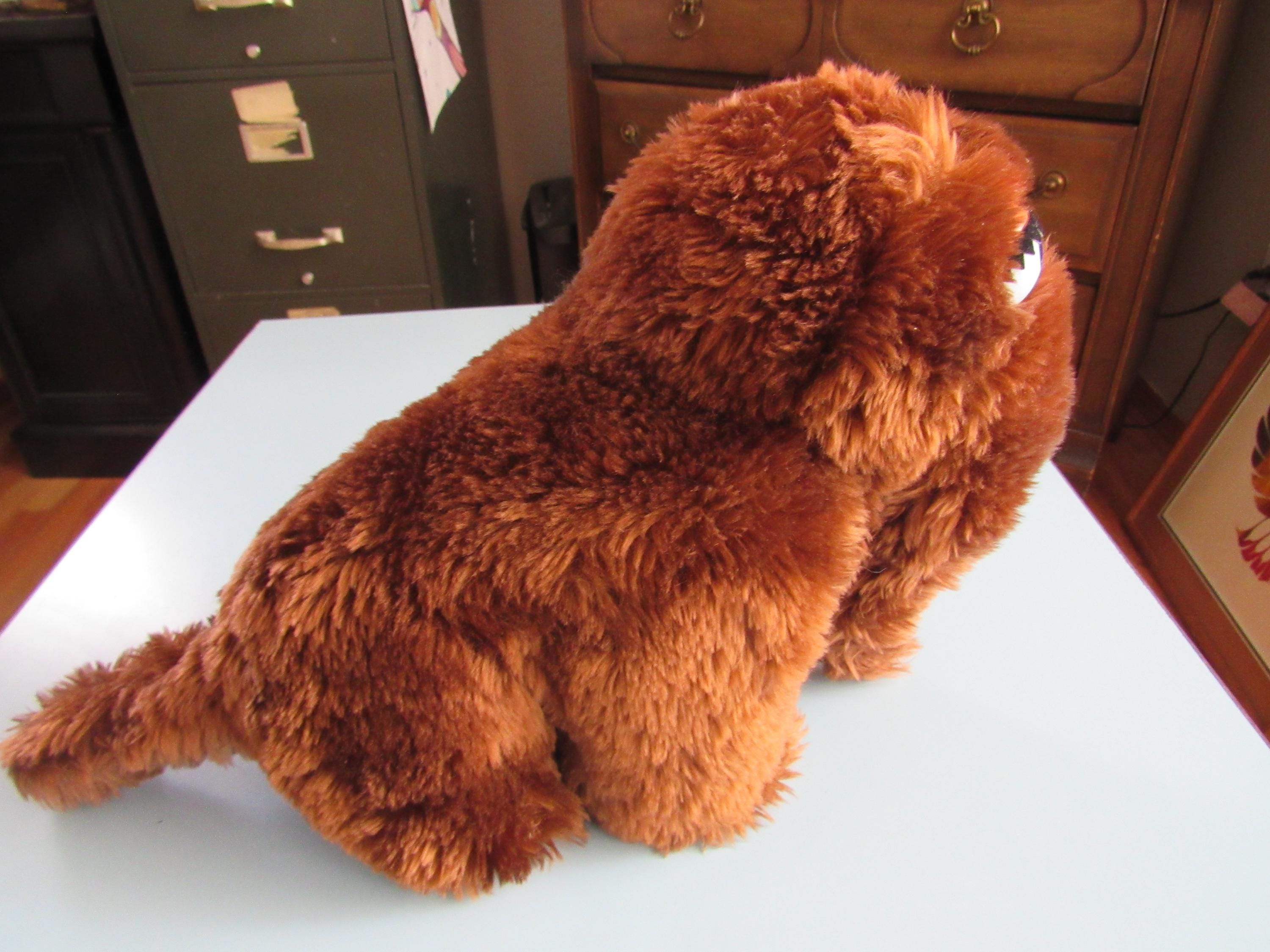 Vintage Sesame Street Snuffleupagus Plush Applause Muppets Free Shipping